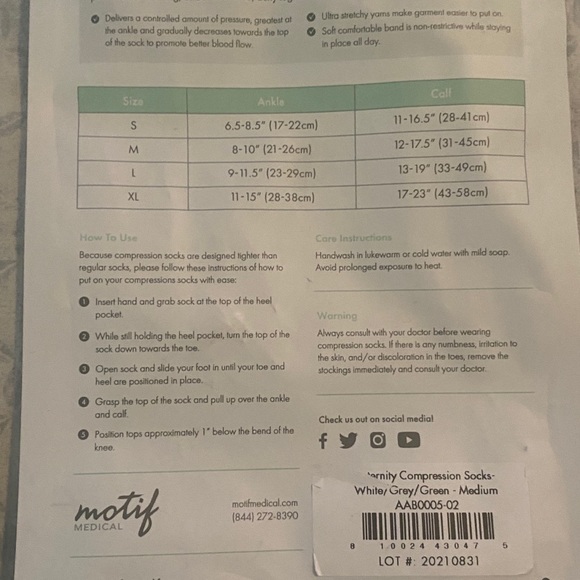 Maternity compression socks - Picture 2 of 4